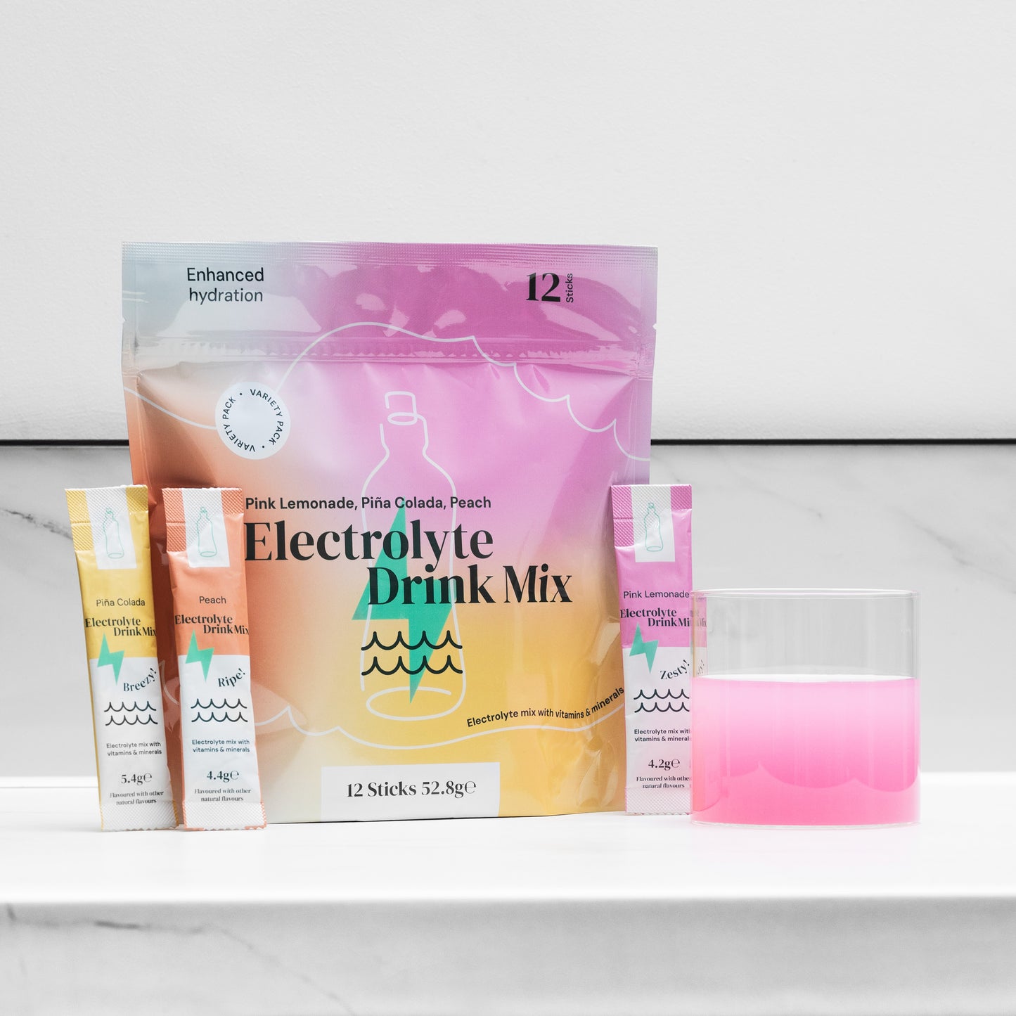 Electrolyte variety pack (12 sticks)