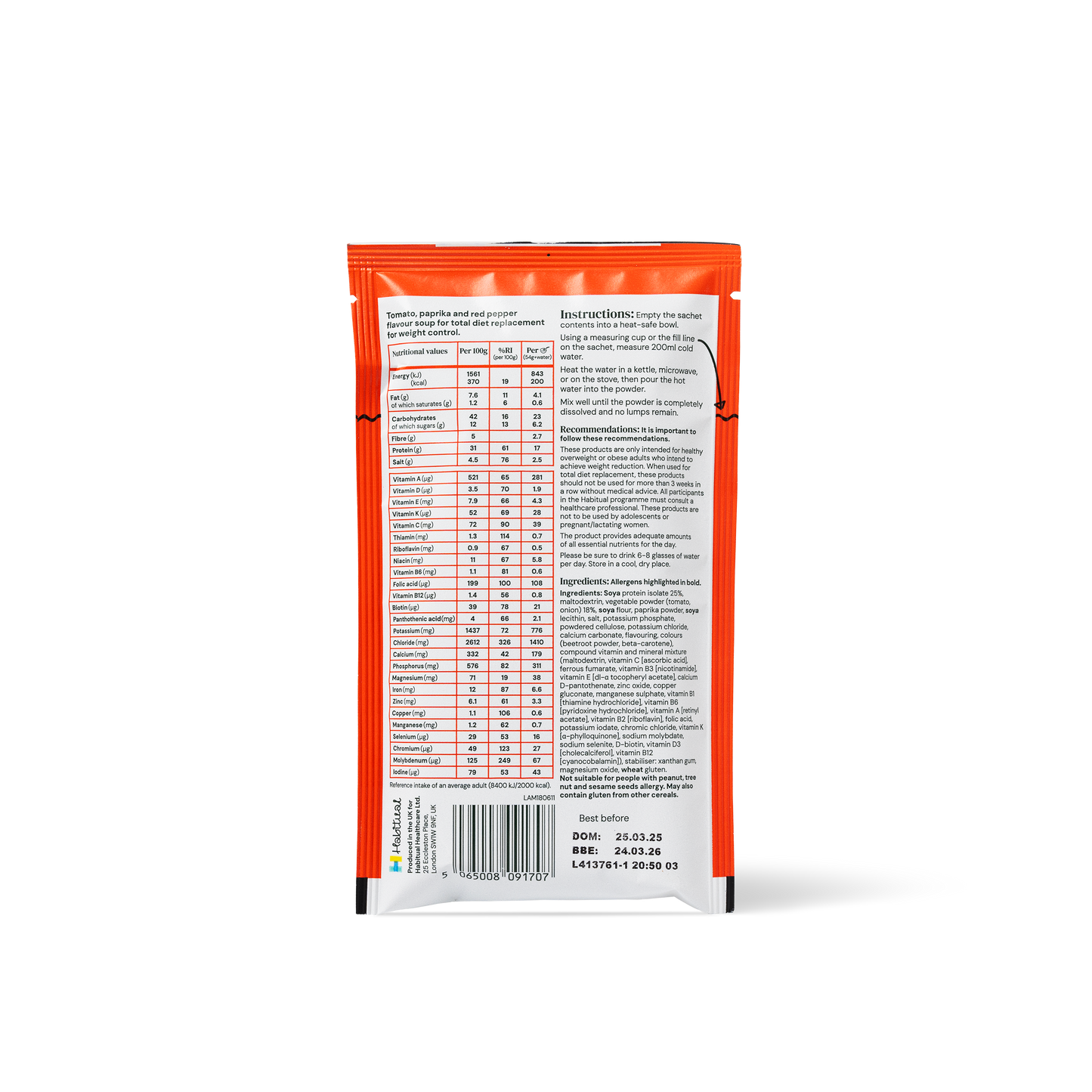 Vegan Tomato & Red Pepper Soup