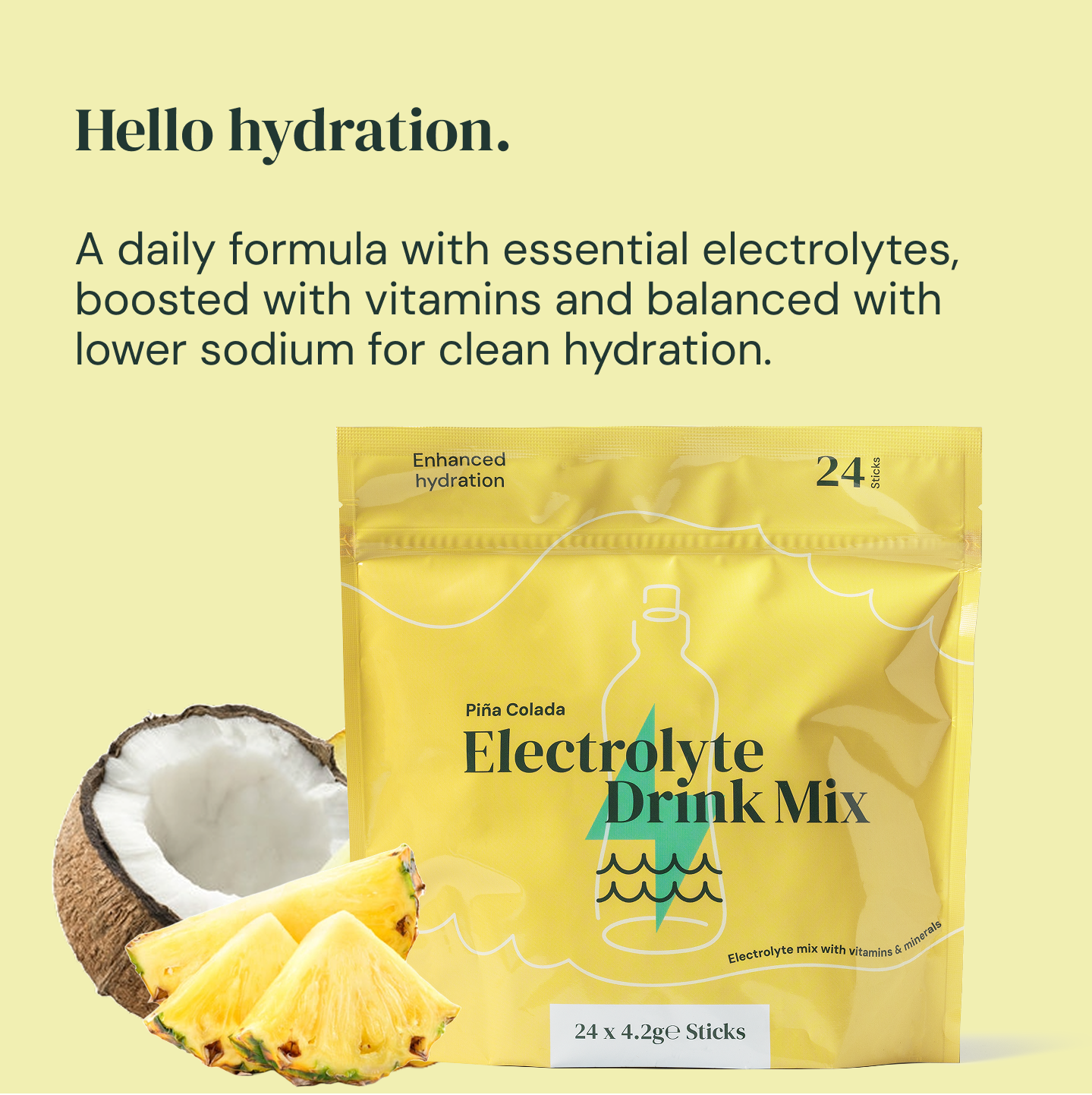 Pina Colada electrolytes (24 pack)